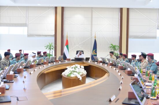 &nbsp;Lt. General H.H. Sheikh Saif bin Zayed Al Nahyan, Deputy Prime Minister and Minister of the Interior, chaired the meeting of the Happiness and Positivity Council at the Ministry of Interior, which was held in the building of the Police Sports and Shooting Club in Ajman.