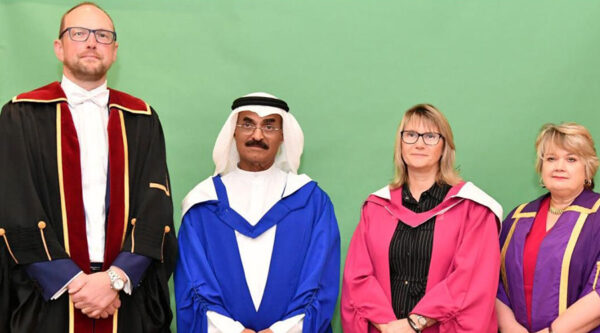 Emirates scholar congratulates His Excellency Dr. Abdullah Belhaif on receiving an honorary professorship.