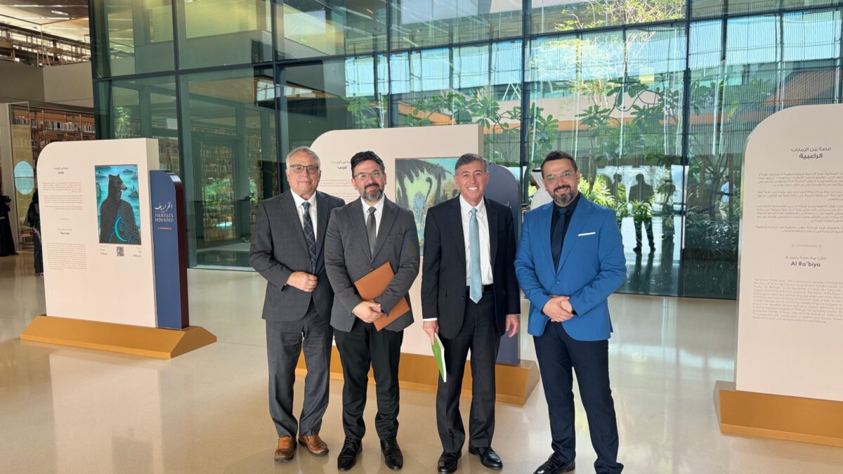 Abu Dhabi, May 22, 2025 – The Emirates Scholar Center for Research and Studies met with Elder Adilson de Paula Parrella, a member of the Middle East/North Africa Area Presidency of The Church of Jesus Christ of Latter-day Saints, accompanied by Mr. Steven Ericksen, Executive Assistant to Elder Parrella, in a research-focused meeting aimed at strengthening scientific and cultural cooperation. 