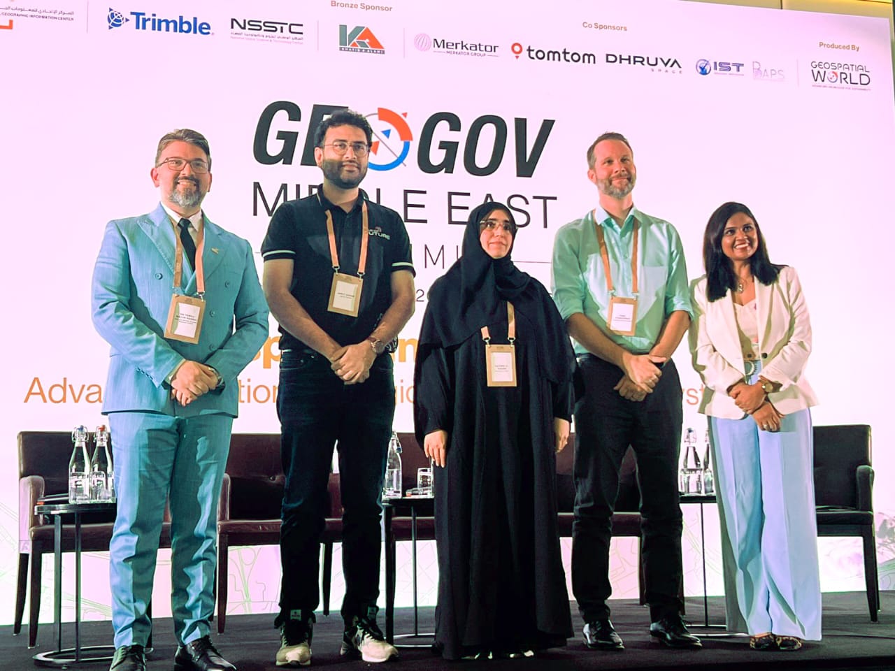 باحثي الإمارات يشارك في قمة الحوكمة الجغرافية في الشرق الأوسط 1 Geo-Governance Summit Middle East