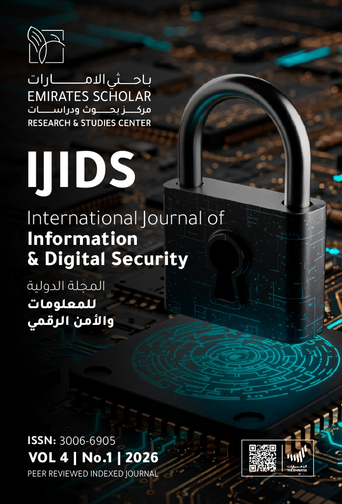 Select Theme Social Science Medical Business & Economics Technology Education Media & Art Engineering New Emirates Medical JournalNew Emirates Medical Journal (NEMJ) is a peer-reviewed, open-access scholarly journal dedicated to the advancement of medical science and healthcare practice at regional and international levels. The journal provides a reputable platform for researchers, clinicians, and healthcare professionals to publish high-quality research that contributes to the improvement of medical knowledge, clinical outcomes, and public health. View Journal New Journal International Journal of Civilizations Studies & Tolerance SciencesThe mission of the International Journal of Civilizations Studies & Tolerance Sciences (IJCSTS) is to significantly enrich and expand understanding across a wide range of disciplines within the field of civilization studies and tolerance sciences. The journal serves as an intellectual platform dedicated to advancing the study of human societies, cultures, and the principles of coexistence, with a particular emphasis on fostering mutual understanding and respect across diverse groups. View Journal Emirati Journal of Business, Economics, & Social StudiesThe Emirati Journal of Business, Economics and Social Studies (EJBESS) is a peer-reviewed academic journal committed to advancing research in the fields of business, economics, management, and the social sciences. EJBESS serves as a platform for the dissemination of high-quality theoretical and applied research, encouraging the exchange of ideas between academic scholarship and practical implementation. View Journal Emirati Journal of Community & Family StudiesEmirati Journal of Community & Family Studies (EJCFS) is a peer-reviewed academic journal dedicated to advancing scholarly research, critical discussions, and in-depth analyses of the social, cultural, and structural dynamics that influence families and societies, with a particular emphasis on the Arab world and the United Arab Emirates (UAE). EJCFS serves as a comprehensive platform for exploring the complex and multifaceted relationships between individuals, families, and society, seeking to illuminate the evolving roles of familial structures, cultural norms, and societal expectations in an ever-changing global landscape. View Journal New Journal International Journal for Autism Challenges & SolutionInternational Journal for Autism Challenges & Solution (IJACS) is a peer-reviewed scientific journal dedicated to advancing research, intervention, and support in the field of autism spectrum disorder (ASD). It serves as a vital platform for researchers, clinicians, educators, and professionals within the autism community to share insights, develop innovative approaches, and contribute to the growing body of knowledge surrounding autism. View Journal International Journal of Automation & Digital TransformationInternational Journal of Automation and Digital Transformation (IJADT) is a peer-reviewed academic journal that explores the multifaceted and interdisciplinary challenges, strategies, and opportunities associated with digital transformation across industries and sectors. The journal serves as a dynamic platform for researchers, practitioners, and decision-makers to critically examine the evolving relationship between technology, automation, and strategic organizational change. View Journal International Journal of Applied Technology in Medical SciencesInternational Journal of Applied Technology in Medical Sciences (IJATMS) is a high-caliber, peer-reviewed international research journal dedicated to advancing the integration of technology in the medical and healthcare sciences. Published semi-annually, IJATMS provides a multidisciplinary platform for researchers, scientists, professionals, practitioners, and students to share innovative findings, theoretical insights, and practical applications that contribute to the evolving field of medical technology. View Journal International Journal of Information & Digital SecurityInternational Journal of Information & Digital Security is a peer-reviewed academic journal dedicated to the advancement of research and practice in the fields of information security, digital protection, and data privacy. As digital technologies become increasingly central to modern life, the journal provides a critical platform for scholars, cybersecurity professionals, IT specialists, and policymakers to explore innovative strategies for safeguarding information in an ever-evolving digital landscape. View Journal Emirati Journal of Education and LiteratureEmirati Journal of Education and Literature (EJEL) is a peer-reviewed, open-access academic journal dedicated to advancing scholarly research and innovative practice in the fields of education and literacy. The journal serves as an inclusive platform for educators, researchers, scholars, and practitioners to explore the dynamic intersections between educational theory, literacy development, and literary studies. View Journal Emirati Journal of Digital Arts & MediaEmirati Journal of Digital Arts & Media (EJDAM) is a peer-reviewed academic journal dedicated to advancing theoretical and practical research in the evolving fields of digital arts, media, and visual communication. The journal serves as an interdisciplinary platform for scholars, artists, designers, and media professionals to explore the intersection of digital technology, creative expression, and contemporary communication practices. View Journal Emirati Journal of Civil Engineering and ApplicationsEmirati Journal of Civil Engineering and Architecture (EJCEA) is a peer-reviewed, open-access academic journal dedicated to advancing interdisciplinary research in civil engineering, architecture, construction management, and environmental planning. The journal focuses on innovative strategies and cutting-edge techniques that enhance the quality of the physical environment through sustainable design, engineering solutions, and improved infrastructure development. View Journal Emirati Journal of Law and Policing StudiesEmirati Journal of Law and Policing Studies (EJLPS) is a peer-reviewed academic journal dedicated to advancing the understanding of legal frameworks, law enforcement practices, and public safety systems, with a particular emphasis on the UAE and the broader Gulf region. The journal provides an interdisciplinary platform for scholarly research, critical discussions, and policy-oriented analyses in the fields of law, criminology, policing, human rights, and justice. View Journal New Journal Emirati Journal of Applied PsychologyEmirati Journal of Applied Psychology (EJAP) is a peer-reviewed academic journal dedicated to advancing knowledge and research in the field of applied psychology, with a particular focus on the United Arab Emirates (UAE) and the broader Gulf region. The journal serves as an interdisciplinary platform for scholarly inquiry, evidence-based practices, and critical discussions that span clinical, educational, organizational, and social psychology. View Journal International Journal of Rehabilitation & Disability StudiesThe International Journal of Rehabilitation and Disability Studies (IJRDS) is an international, peer-reviewed, and interdisciplinary journal that advances scientific inquiry and evidence-based discourse on rehabilitation, disability studies, inclusion, and human rights.
Published in collaboration between the Zayed Authority for People of Determination, the Emirates Scholar Center for Research and Studies, and the Rehabilitation International Organization, IJRDS serves as a critical academic platform supporting the development of inclusive, equitable, and rights-based practices and policies for persons with disabilities across the globe. View Journal International Journal of Islamic and Cultural StudiesThe International Journal of Islamic and Cultural Studies (IJICS) is a peer reviewed, open access scholarly publication dedicated to the exploration of Islamic thought, civilization, and cultural expressions across time and space. Grounded in the principles of knowledge, justice, and wisdom, IJICS provides a platform for rigorous inquiry into the intellectual, spiritual, and societal dimensions of Islam.
The journal seeks to revive and amplify the deep traditions of scholarly dialogue that have shaped the cultural and academic legacy. IJICS welcomes studies rooted in the Qur’an and Sunnah, as well as those that critically engage with classical and contemporary scholarship from across the Muslim world. In doing so, it aims to contribute to the ethical and cultural vitality of Islamic societies and their global intersections. View Journal New Journal